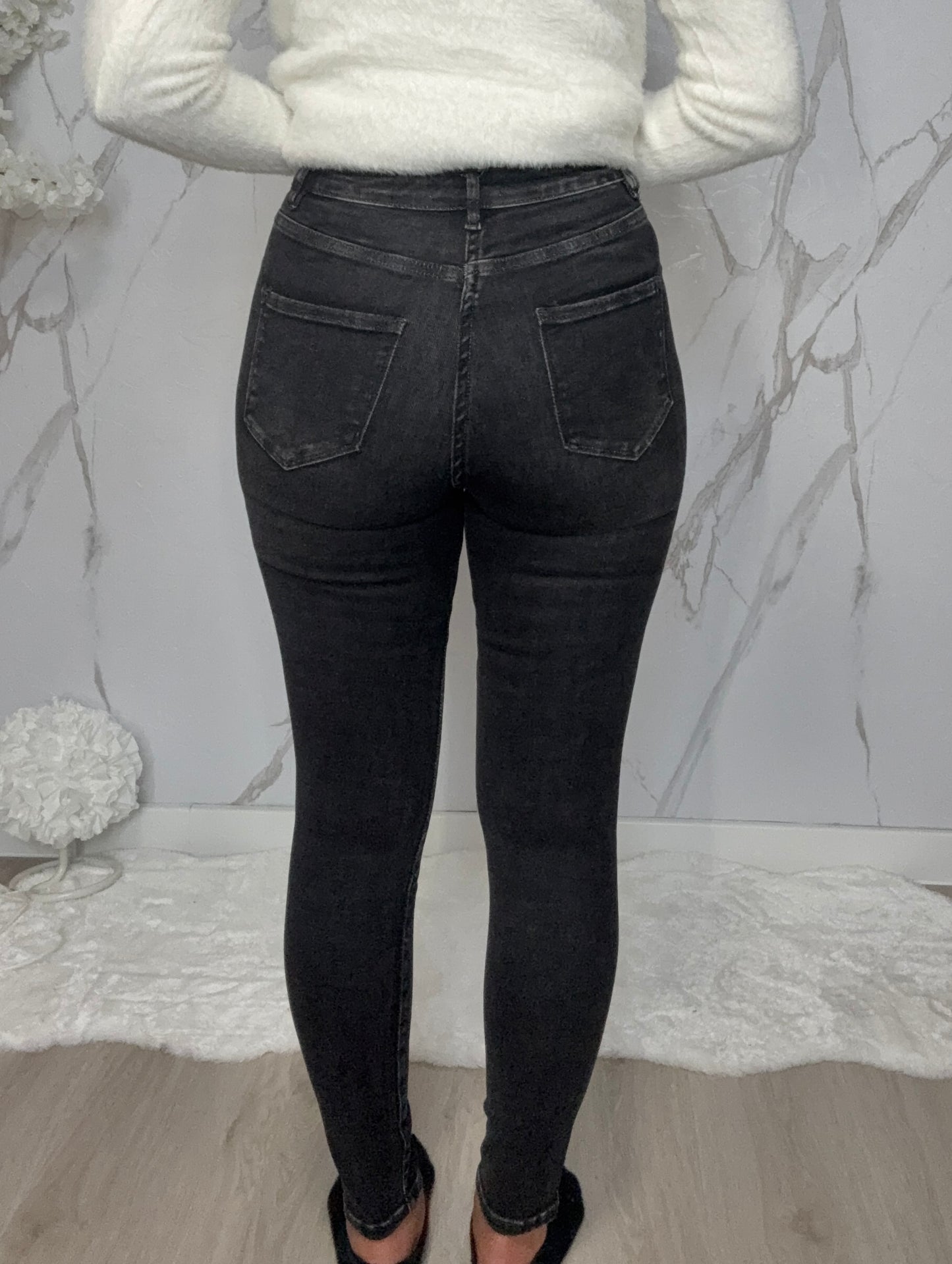 Röhrenjeans Lauri Antrazit