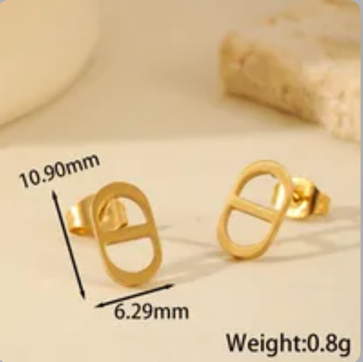 DD 3Tlg. Schmuckset Mit Zikonia Gold