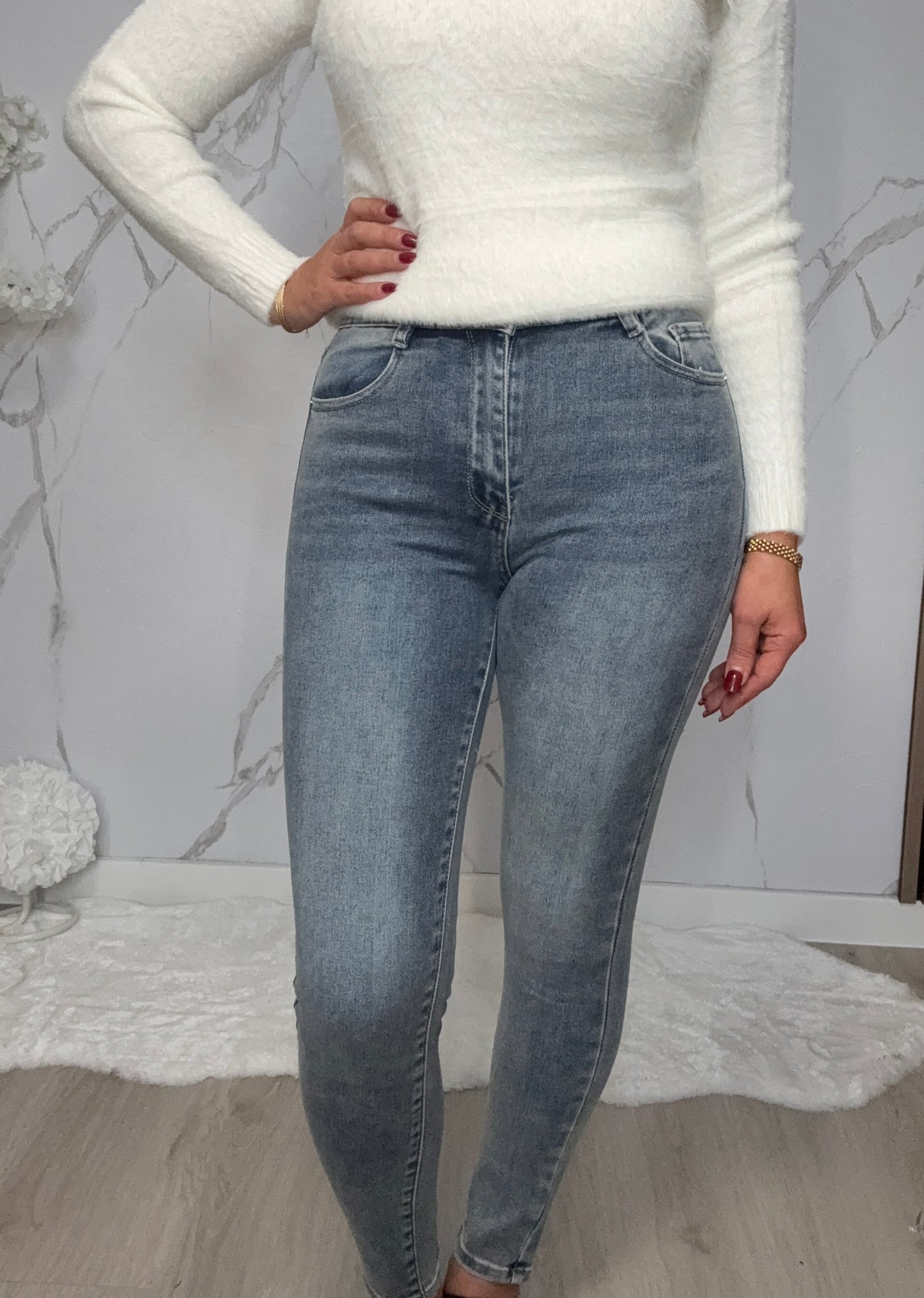 Röhrenjeans Lauri Blue